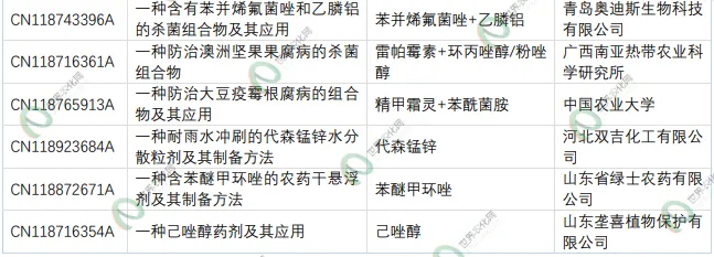 组合物/制剂专利