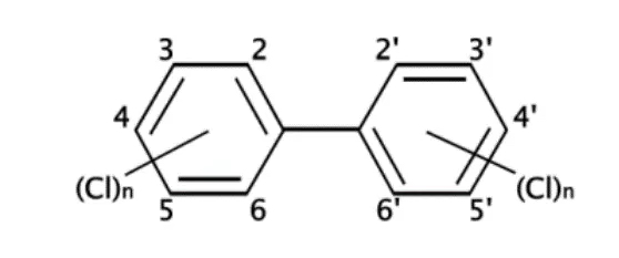 多氯联苯化学结构式